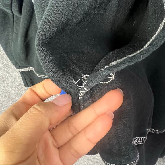 Choko Motorsports Snap On Hoodie Sweatshirt Pullover Size M Black/Blue - Picture 4 of 10